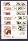 [LG80899] Belgium N°1652/1655FDC Birds First Day Cover COB € 18,00 UNG