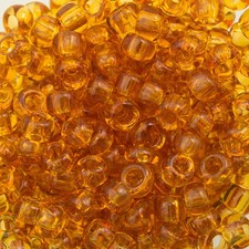 8/0 TOHO ROUND Transparent Topaz Seed Bead 8g