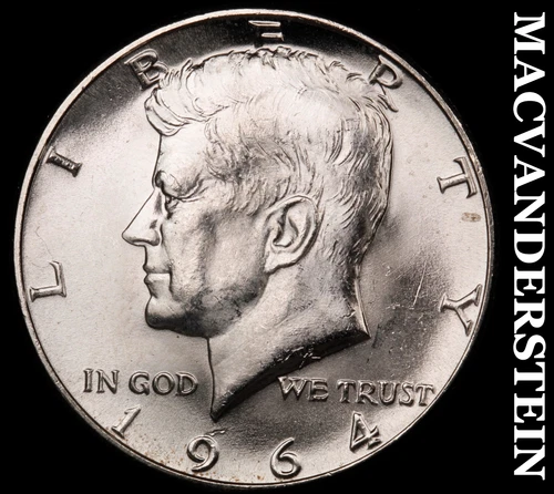 1964 Kennedy Half Dollar- Choice Gem Brilliant Uncirculated  #i3313