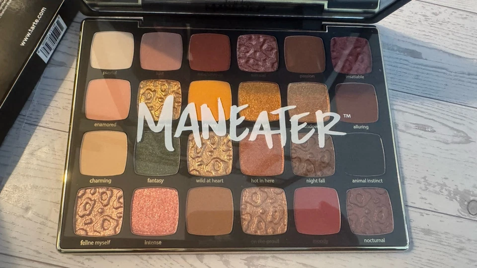 TARTE Maneater AFTER DARK Eye Shadow Palette 24 Shades New in Box - Image 2 of 3
