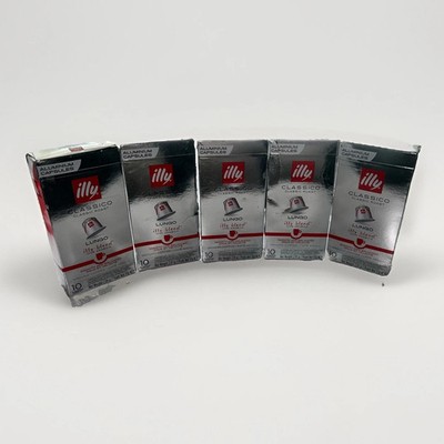 Illy Classico Roast Lungo Single Serve Coffee Capsules 50 Pods