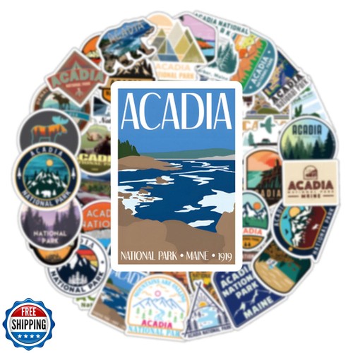 60Pcs Acadia National Park Stickers Pack, Aesthetic Vinyl Waterproof Sticker - Picture 3 of 5
