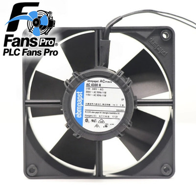 Ebmpapst-AC 4300H 1PCS New 230/115V 11W 119x119x32mm AC Axial Fan Fast Shipping