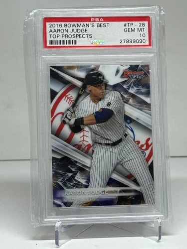 2016 Bowman's Best AARON JUDGE New York Yankees Rookie Top Prospects #28 PSA 10