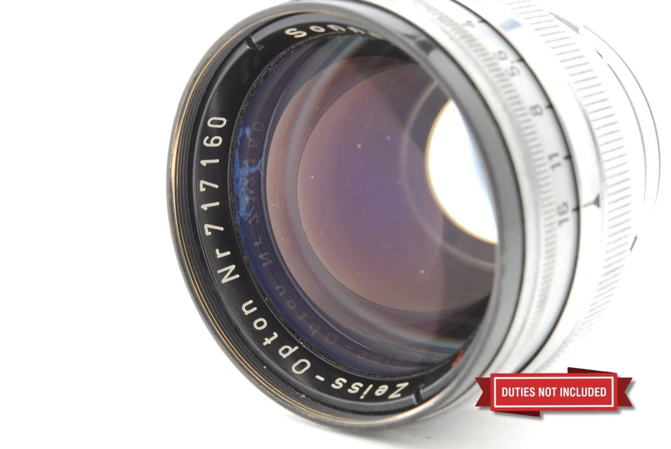 Zeiss Opton Sonnar T 5cm 50mm f/1.5 Contax Rangefinder Lens [ Exc+5 ] From JAPAN - Image 3 of 4