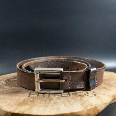 Dockers Herren Gürtel Vintage Leder Jeansgürtel Braun Größe 36