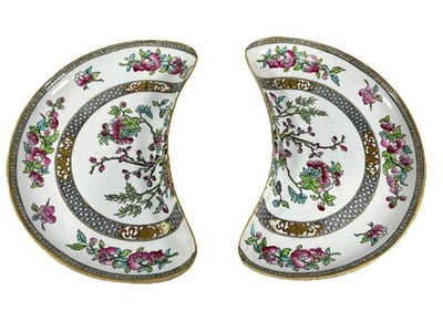 Schöne Minton Indian Tree Geschenk Salatteller 2er Set Nieren Orientalisch