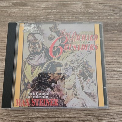 PROMO: King Richard and the Crusaders : Max Steiner CD Orient 1990 SOUNDTRACK