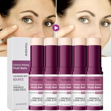 5/3Pcs Calcium Volume Multi Balm, Wrinkle Core Stick, Anti-aging, Hydrating Firm