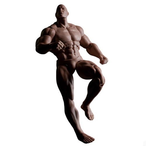 MUFF TOY ADAM AD01 1/12 Modellino Modellino Uomo 6" Corpo Muscolare Flessibile Forte - Foto 14 di 19