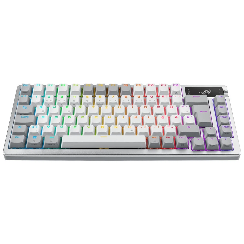 ASUS ROG Azoth White RGB Gaming-Tastatur: Ultimatives Tipperlebnis für Gamer - Bild 2 von 4