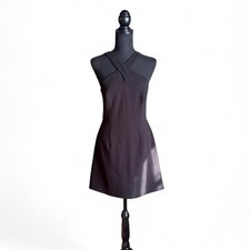 French Connection little black dress with cross cross front Size 8