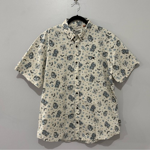 Chemise Howler Brothers Mansfield - Homme XL - Manches Courtes - Marron - Pêche Et Outdoor