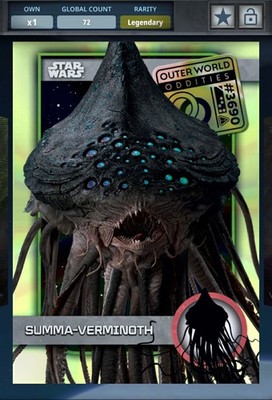 Star Wars Card Trader 2025 Chrome Summa Oddities 99cc LEGENDARY jyn leia