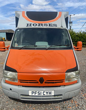 Renault 3.5T 2-Stall Horsebox Back Ramp Cut Through Cab 2001 PF51 CYH