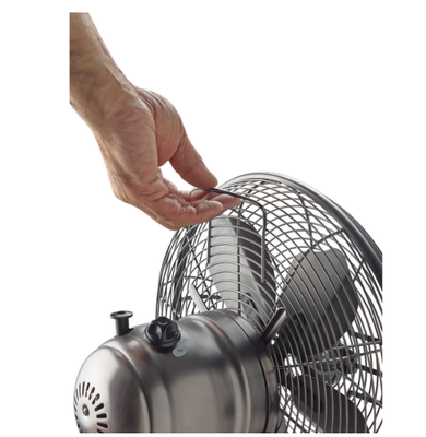 Lasko 12u0026#034; 3-Speed Oscillating Classic Metal Table Fan with Tilt-Back,  R12210 | eBay
