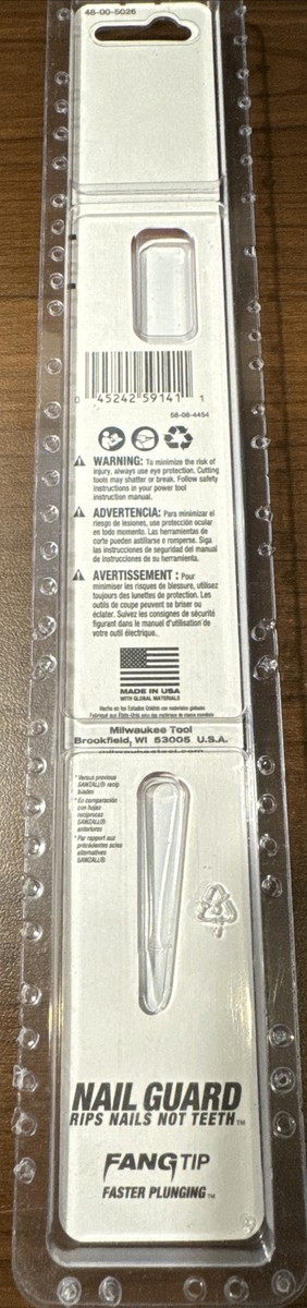 Milwaukee 48-00-5026 - Sawzall® The Ax Nail Embedded Wood Blade - 9-Inch - 5 Teeth Per Inch - 5 Pack - Foto 8