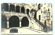 S02-6500, CORTILE DEL BARGELLO, FIRENZE, *REAL POHTO POSTCARD