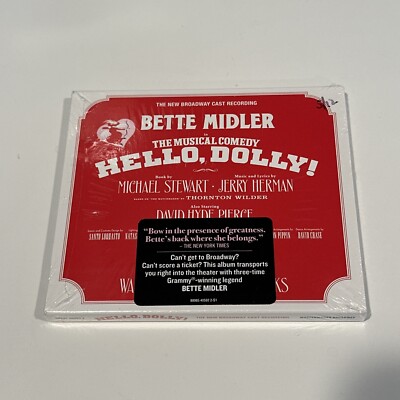 BETTE MIDLER HELLO, DOLLY! [2017 BROADWAY CAST RECORDING] NEW CD