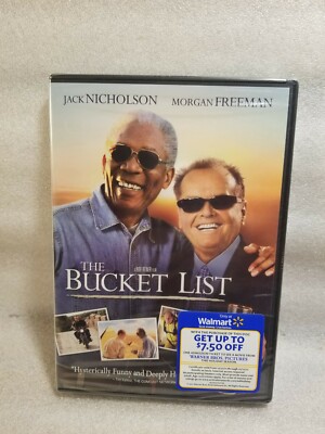 The Bucket List (DVD, 2008) Sealed Morgan Freeman Jack Nicholson New Sealed 