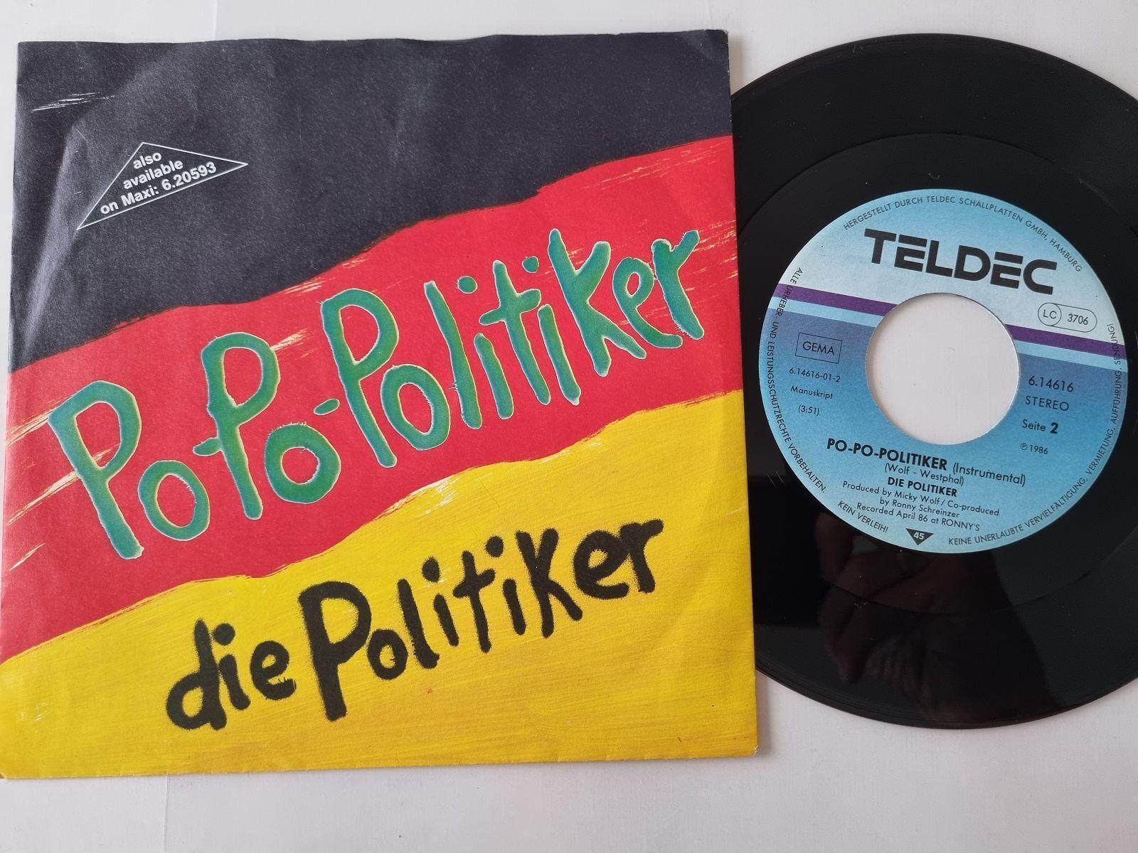 7"" Single Die Politiker - Po-Po-Politiker Vinyl Germany