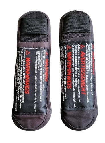 Universal Harness Shoulder Covers In Black - Picture 2 of 3