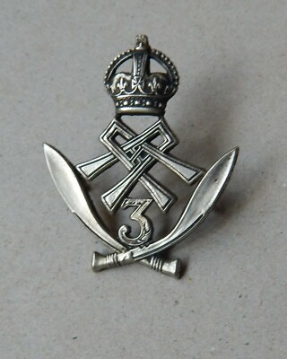 British 3rd Gurkha Rifles Cap Badge K/C T | eBay UK