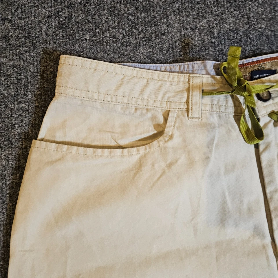 Horny Toad Pants Womens Size 6 Tan Khaki Cropped Chino Career Casual Y2K Neutral - Image 3 of 4