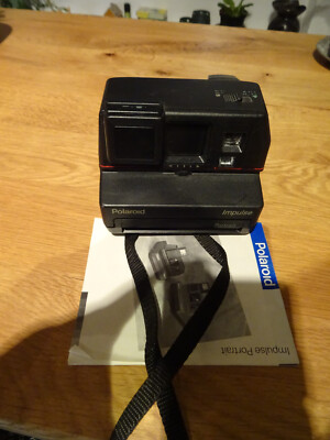 Polaroid Impulse Portrait, volle Funktion, Original Vintage mit Heft und Strap