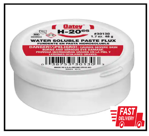 H-20 1.7 Oz. Lead-Free Water Soluble Solder Flux Paste