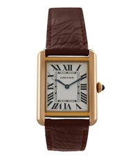 Cartier Tank Solo 3168 W5200024 33 Gr. 18k Rose Gold Steel 24x31MM Ladies Quartz