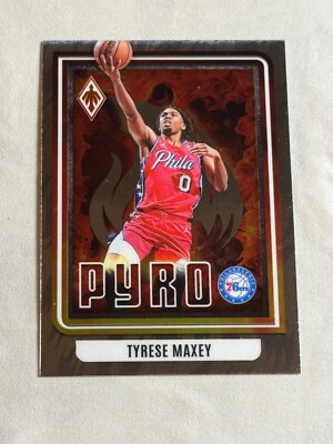 2023-24 Panini Phoenix Pyro Tyrese Maxey #13 76ers