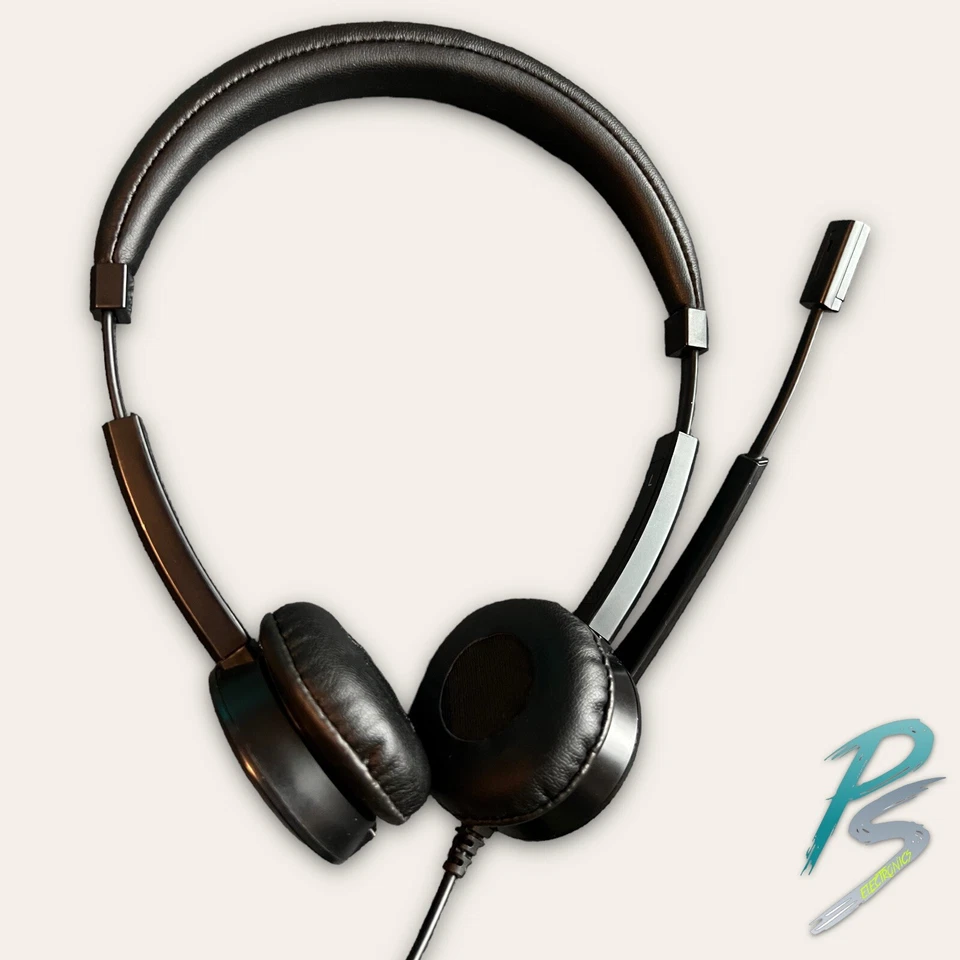 Wired USB & 3.5mm, Noise Canceling Headset w/ Microphone & Volume Control - Image 3 of 4