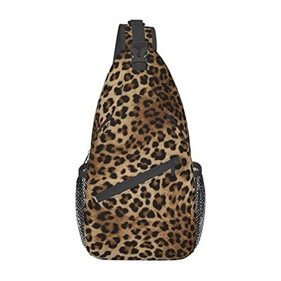Patterned Sling Bag Crossbody One Size Leopard Print Skin Pattern