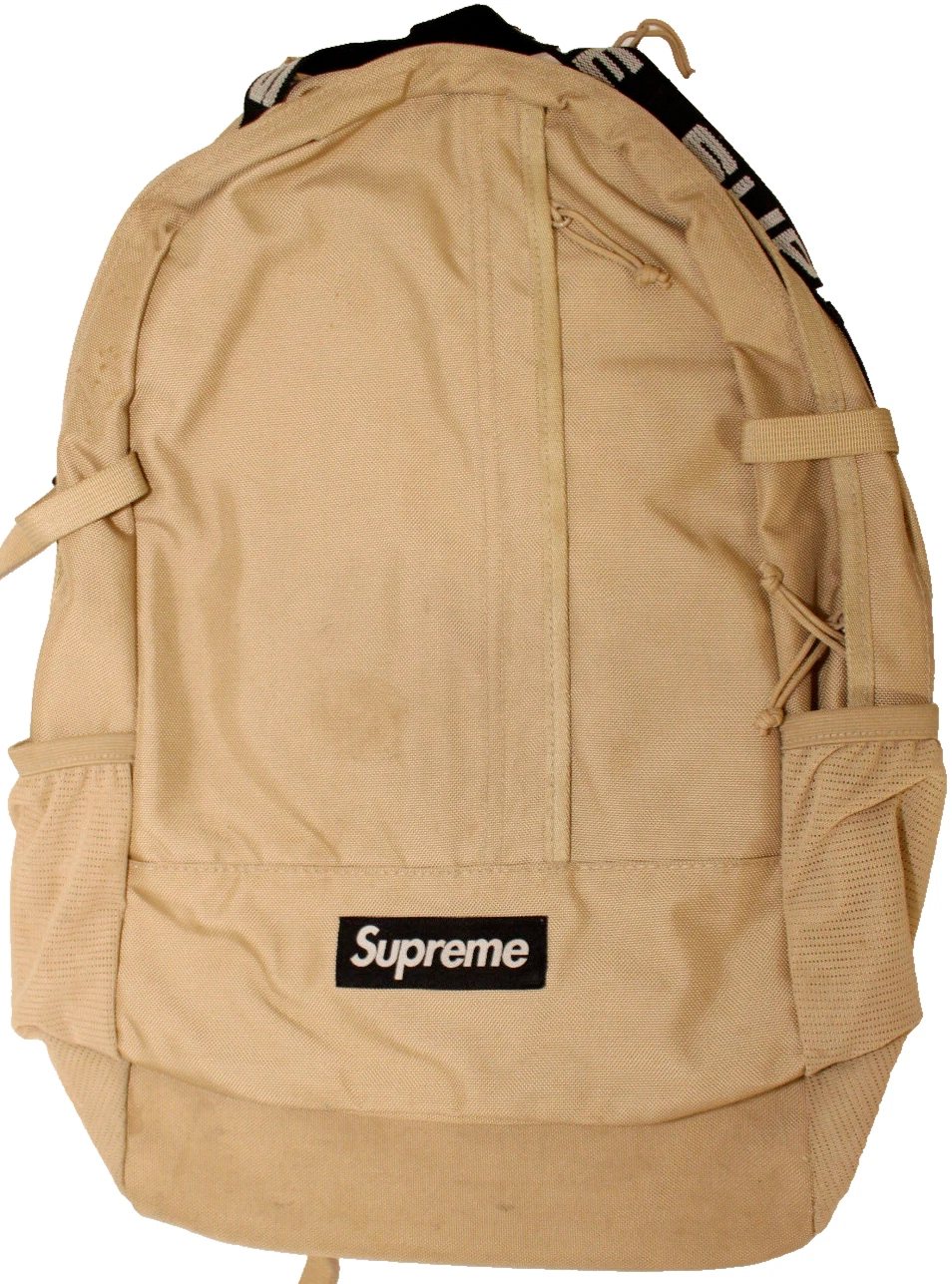 Sac à dos Supreme Cordura SS18 Ripstop nylon marron   100 % authentique   OCCASION