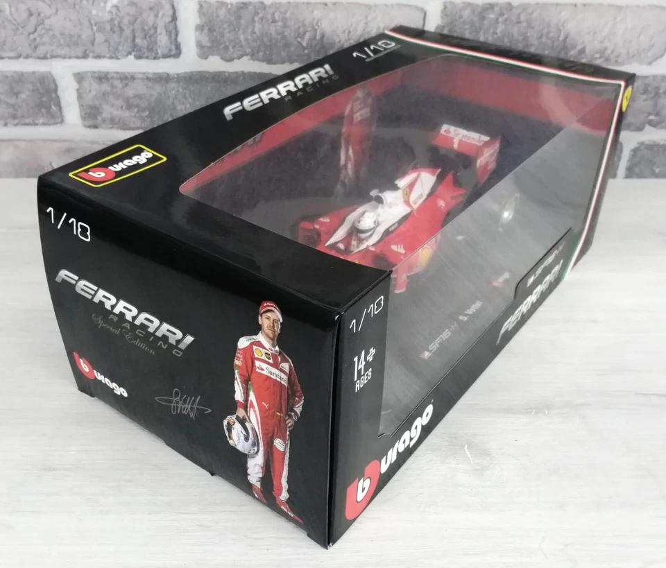 FERRARI SF16-H - SEBASTIAN VETTEL - BURAGO - 1:18 - SPECIAL EDITION - Immagine 3 di 4