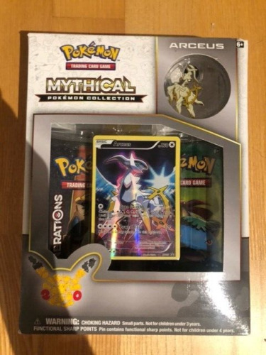  Pokemon TCG: Mythical Arceus Pin Collection : Toys & Games