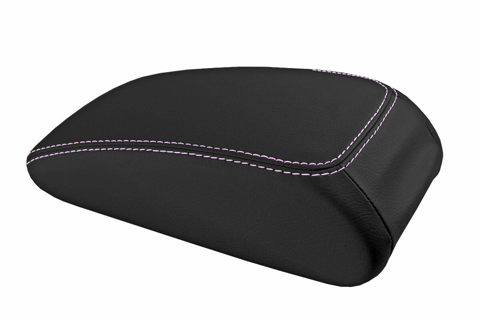 Se adapta a Audi A3 2015-2020 PVC Consola Tapa Pull Over Apoyabrazos Cubierta Puntada Rosa Foto 3 de 4