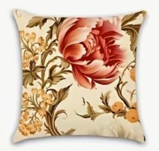 Garden Floral Mixed Flowers Spring Easter Throw Pillow Cover Holiday HOME Decor