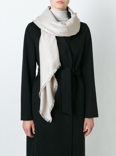 fendi jacquard scarf