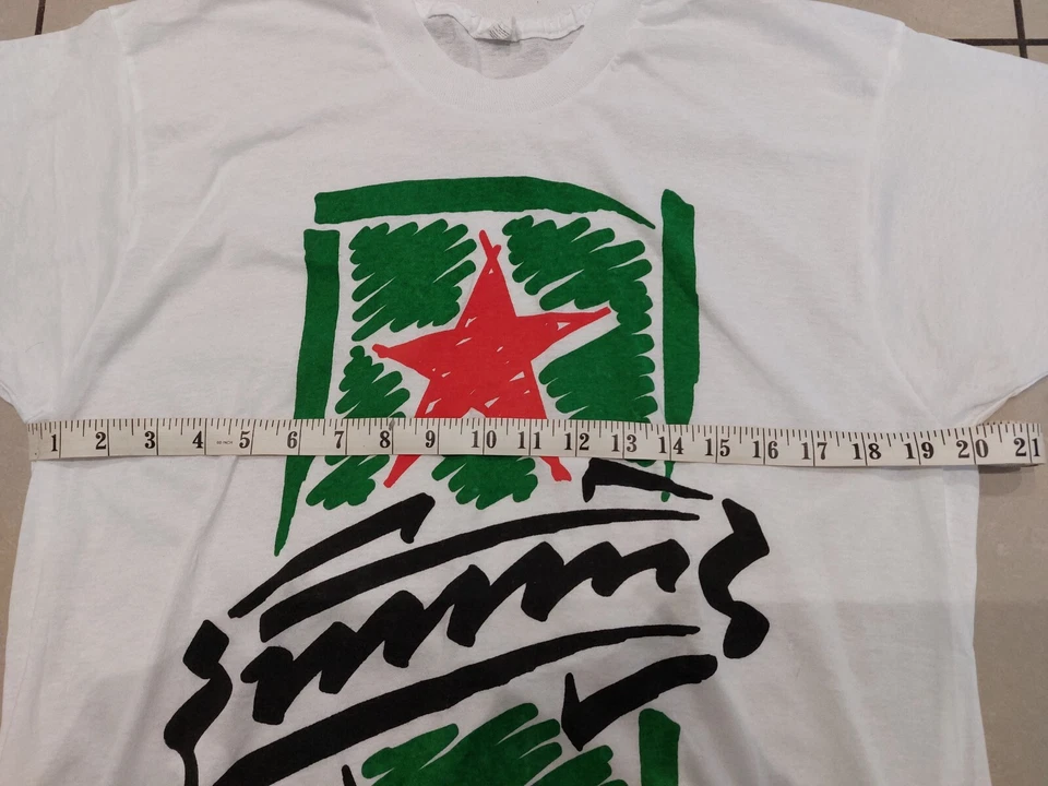 Heineken T-Shirt, Single Stitch 90s Vintage, Size L-XL - Image 3 of 4