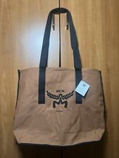 MCM Parfums Iconic Brown Black Gift With Purchase Tote Bag. New With Tags