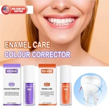 2x Enamel Toothpaste Teeth Optic Whitening Reduce Yellowing Cleaning Kids Adult