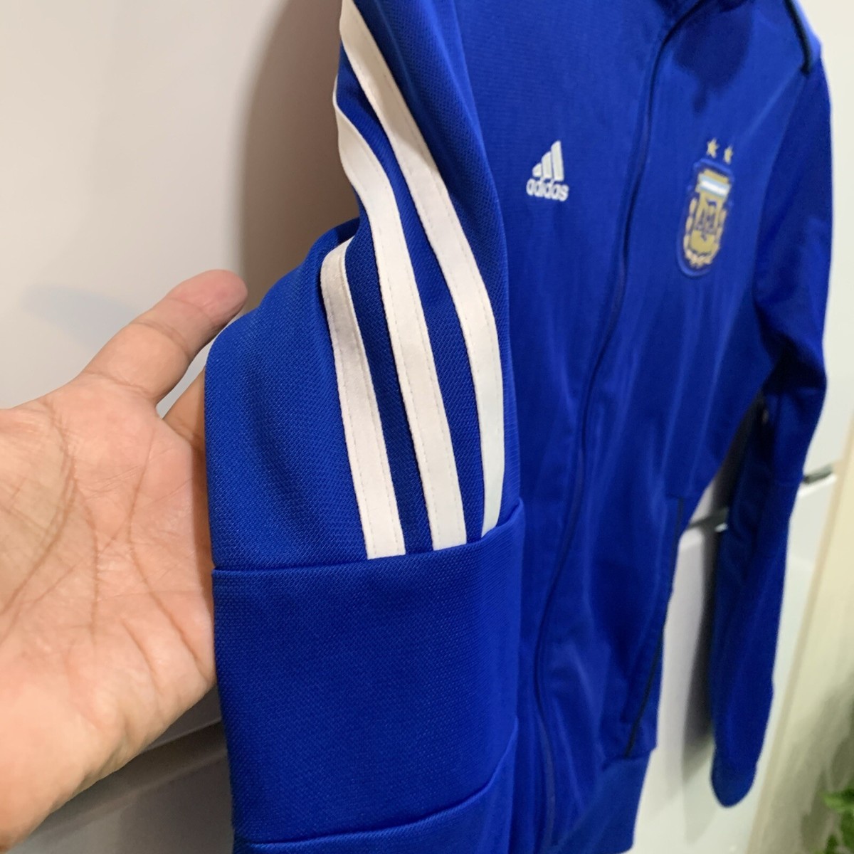 Argentina Adidas 2010 Jacket Training Football Soccer Women's Sz S