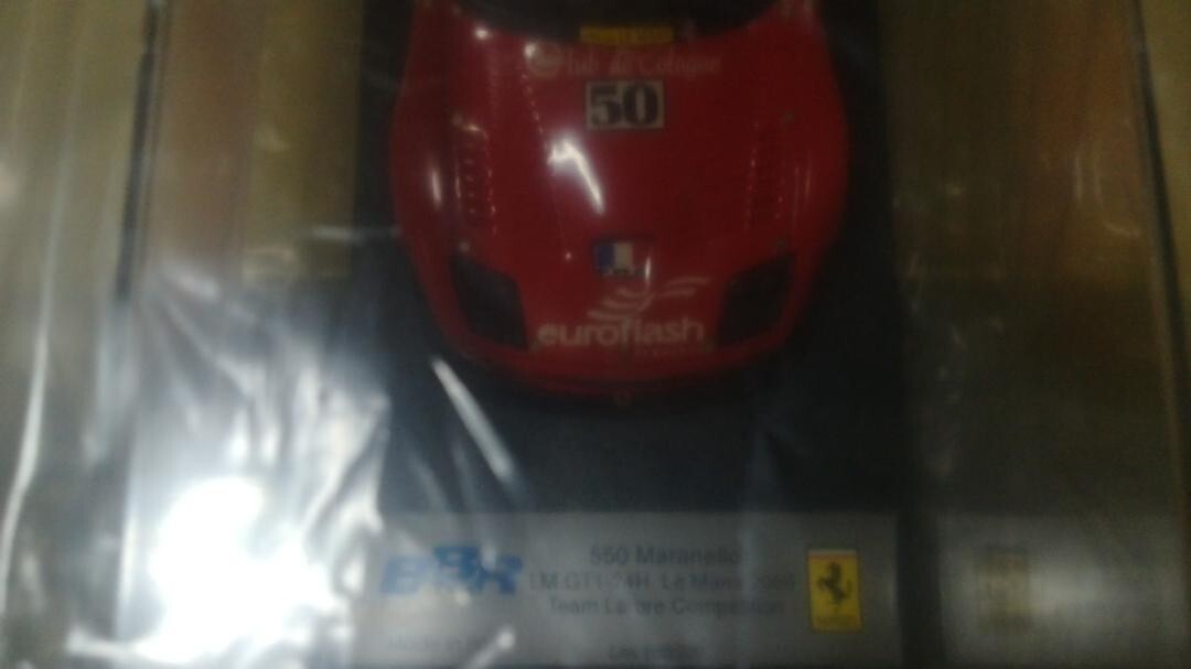BBR 1/43 フェラーリ 550 Maranello 2006 BG310 BBR 1/43 Ferrari 550 Maranello 24 Hours Le Mans 2006 Red No