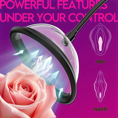 Pussy Pump Nipple Pump Vacuum Vaginal Pump Nipple Suction Cup Sexy Toy Women UK - Picture 13 of 24