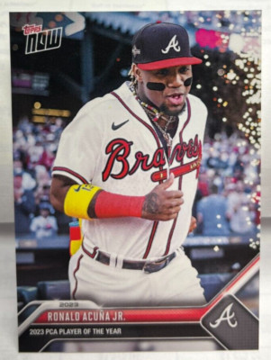 Ronald Acuna Jr. 2023 Topps Now MLB Players Choice Awards #PCA-1 Braves SP /1837