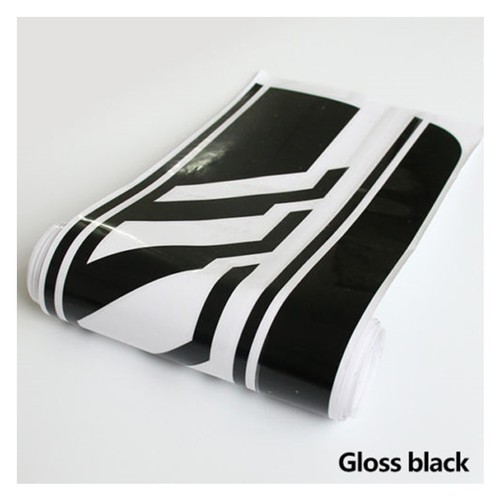 507 Side Stripes Decals Sticker for Mercedes Benz W205 C Class AMG Bright Black - Picture 2 of 5