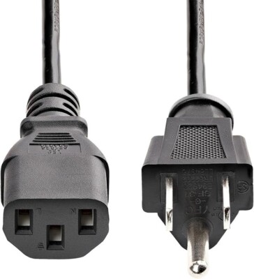 5ft Xinbaihui AC power cord E514216 C(UL) SJT 14AWG Free Shipping