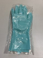 1 Pair Magic Silicone Rubber Dish Washing Gloves Kitchen Scrubber Clean NWOT New